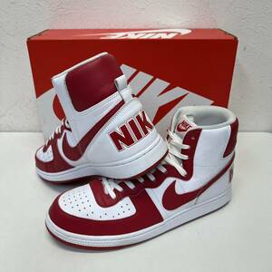 NIKE Terminator High University Red and White FJ4454-100 ナイキ ターミネーター ハイ ユニバーシティ size US 10.5