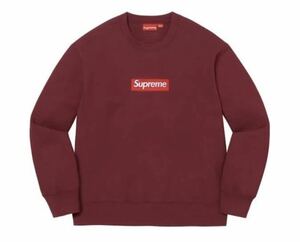 Supreme BOX LOGO CREWNECK SWEATSHIRT Cardinal size XXL 22AW 新品 シュプリーム ボックスロゴ クルーネック スエット スウェット 2