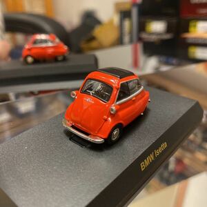 残り僅か　1/64 京商 サンクス　BMW ＆　MINI イセッタ　赤　レッド