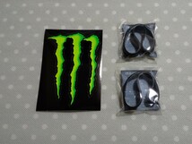 Monster Energy（モンスターエナジー） ダイカット ステッカー リストバンド ノベルティ 非売品_画像1