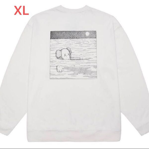 Uniqlo x KAWS Sweatshirt "White" ユニクロ x カウズ スウェットシャツ "ホワイト"