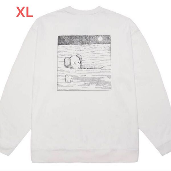 Uniqlo x KAWS Sweatshirt "White" ユニクロ x カウズ スウェットシャツ "ホワイト"