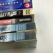 10-34■新品！ビデオテープ Victor スケルトンカセットVHS HG maxell 富士フイルム Konica コニカ コンパクトビデオカセット 現状品_画像5