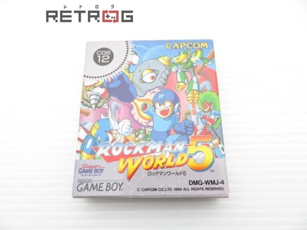 GB ロックマン ワールド 1/2/3/45 ROCKMAN WORLD ソフト 全5本セット☆-