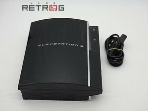 PlayStation3本体 60GB（CECHA00/クリアブラック） PS2ソフト動作未確認 PS3