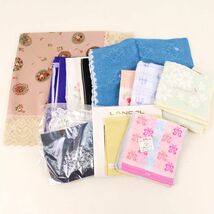 ローラアシュレイ他 ハンカチ ハンドタオル 13点セット 未使用有 ブランド まとめて 大量 レディース Laura Ashley etc._画像1