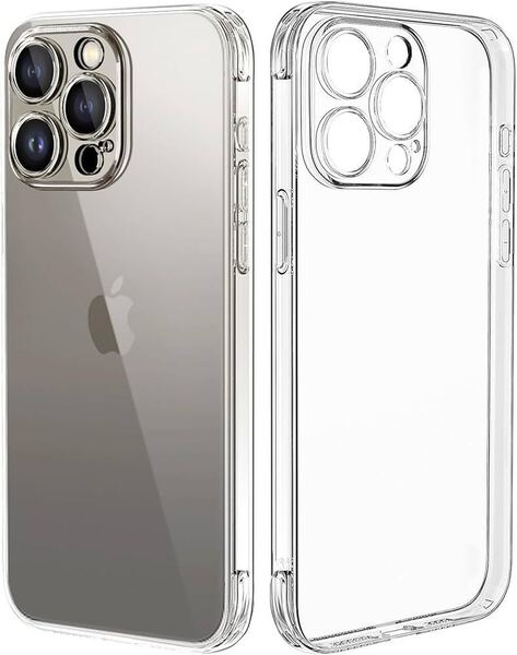 2310274 対応 iPhone14Pro ケース クリア 対応 レンズの全面保護 米軍MIL規格耐衝撃 軽薄型 指紋防止/黄変防止/Qi無線ワイヤレス充電対応