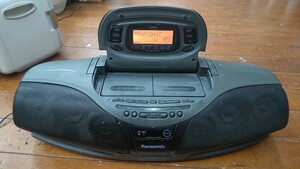 HK1585 Pansonic RX-DT75 PORTABLE CD STEREO SYSTEM CD コブラトップ ラジカセ不良品 現状品 JUNK