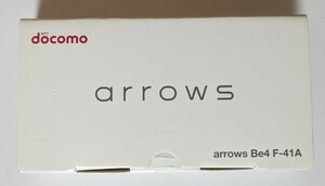 arrows be4 f-41a SIMフリー 利用制限判定○　パープル　箱説付　初期化済　ドコモ 富士通　DOCOMO　スマートフォン SIMロック解除済