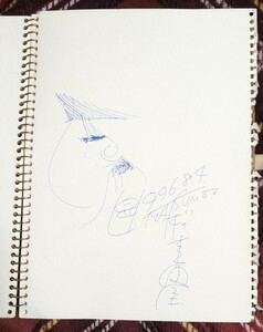  Matsumoto 0 . autograph autograph me-teru Ginga Tetsudou 999 prefecture middle 1996 year autograph illustration 