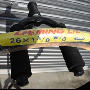 【新品】Deming L/L 26×1-3/8（６５０A）W/Oタイヤ 【ランドナー】や【ポタ車】に！の画像4
