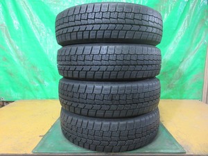 DUNLOP WINTERMAXX WM02 165/65R14 4本 No.3871上 スタッドレス 冬タイヤ 70％残溝