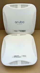 ジャンク現状品 2台セット★通電のみaruba アルバ APINR109 アクセスポイント★本体のみ★ZA9273