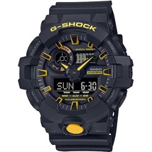 送料無料 特価 新品 カシオ正規保証付き★G-SHOCK GA-700CY-1AJF ブラック イエロー 黒 黄色 アナデジ 針 デジタル メンズ腕時計_画像1