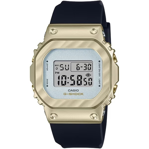 送料無料 特価 新品 カシオ正規保証付き★G-SHOCK GM-S5600BC-1JF ライトイエローゴールド 小型 デジタル レディース腕時計