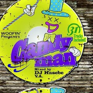 [Используется] [536] CD DJ Hasebe Woofin представляет "Candyman", смешанный Hasebe New Case Exchange бесплатная доставка