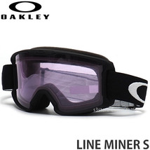 1円～ OAKLEY LINE MINER S Matte Black PRIZM CLEAR オークリー スノーボード スキー ゴーグル プリズム 平面 KIDS [同梱不可]_画像1