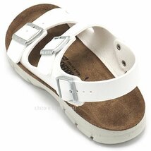 1円～ BIRKENSTOCK KANO N ホワイト 36(23.0cm) ビルケンシュトック サンダル 靴 ストラップ コンフォート アウトドア 仕事 [同梱不可]_画像5