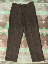 60s【デッドストック】Brown Corduroy Work Pants 60年代 コーデュロイ ワーク パンツ W36 TALON ジッパー ビンテージ ヴィンテージ 50s70s_画像2