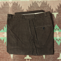 60s【デッドストック】Brown Corduroy Work Pants 60年代 コーデュロイ ワーク パンツ W36 TALON ジッパー ビンテージ ヴィンテージ 50s70s_画像1