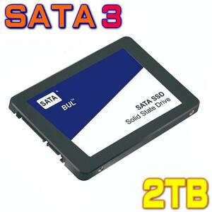 PFMハイスピード内蔵SSDカード【 2TB】2.5インチ BUL SATA3 6Gb/s 7mm 500MB/sSATAⅢ 1テラバイト ノートPCやディスクトップPCやゲーム機に