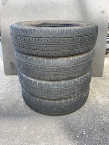 ダンロップ145/80R12 80/78N LT中古4本セット！19年製 軽トラ、軽バンなど貨物用！手渡し、ハメ替え可！愛知