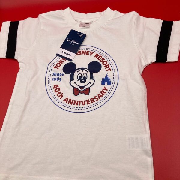 ディズニーランド40周年　コンバースコラボ　キッズ　Tシャツ　120サイズ コラボTシャツ