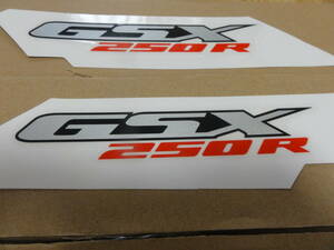 スズキ 純正 新品 GSX250R フロント サイド ステッカー 2枚セット 送料無料