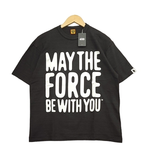 WC447 未使用 HUMAN MADE × STAR WARS ヒューマンメイド スターウォーズ GRAPHIC T-SHIRT #3 半袖 Tシャツ Lサイズ ブラック XX26TE010