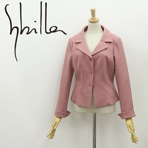 ◆Sybilla シビラ ウール デザイン ジャケット ピンク L