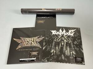 LP●BABYMETAL「10 BABYMETAL YEARS」+「”BxMxC” JAPAN LIMITED EDITION」●「B2カレンダーポスター」「チケットファイル」付