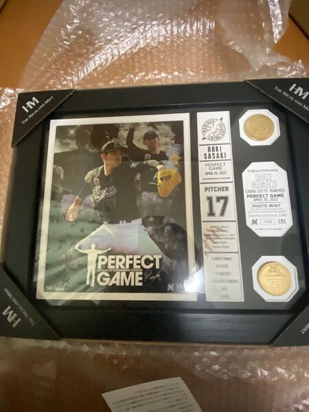 【日本郵便限定】2022 佐々木朗希 PerfectGame 2コインフォトミント(数量限定:3000個)