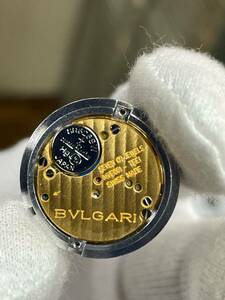 【可動品】BVLGARI ブルガリ クォーツ ムーブメント Cal.MVE001-TEEI 風防付き【現状】№61327