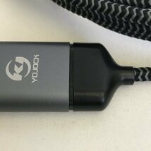 USB C TO HDMI CABLE / YOJOK / USB Type-C /HDMI /ケーブル 2メートル【訳あり※HDMI端子のプラスチック接続部分が緩い】77 00096_画像6