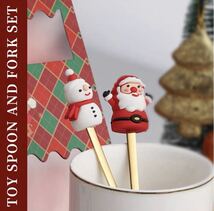 クリスマスギフト フォーク ステンレススチール かき混ぜスプーン コーヒースプーン スープスプーン デザートスプーン_画像4