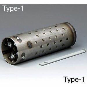 サンダーヘッダー マフラー用 消音 インナーサイレンサー Type1 (約4～5db減音) 脱落防止ステー付　イージーライダース リプロダクト 希少!
