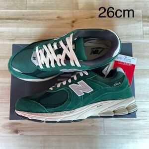 【送料無料】【新品】New Balance M2002RHB GREEN 緑 US8 26cm ニューバランス 2002 スエード