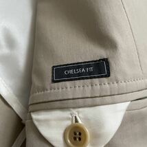 【送料無料】【美品】Salvatore Ferragamo サルヴァトーレ フェラガモ CHELSEA FIT 春夏 ストレッチ 2B ジャケット ベージュ 46 アンコン_画像5