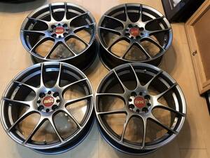 送料込み ☆ BBS RF500 ダイヤモンドブラック17×7J 4H PCD100 +48 4穴 17インチ 数量 4本