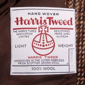 ハリスツイード Harris tweed 重厚感◆3B ジャケット Mの画像8