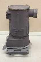 古い鋳物石炭ストーブ 現状 函館日栄 COKESTOVE ダルマストーブ 鍛造 鉄道 レトロ アンティーク コークスストーブ_画像6