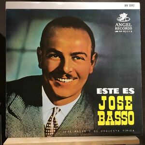 ペラジャケLP★赤盤 JOSE BASSO / ESTE ES JOSE BASSO これがホセ・バッソだ タンゴ HV1092 アルゼンチンタンゴ　ホセ・バッソ