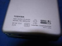 TOSHIBA HDDプレーヤー 30GB gigabeat X30 ピアノブラック MEGX30 (K) ジャック品_画像6