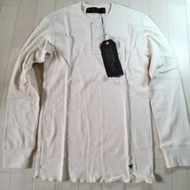 新品 S ユニクロ UNIQLO 希少 コラボ モデル KM モリシタ キミノリ ヘンリー ネック シャツ S サイズ_画像7