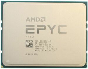 AMD EPYC 7F52 16C ​​3,5 ГГц 3,9 ГГц 256 МБ сокет SP3 1P 2P 240 Вт