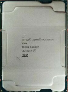 Intel Xeon Platinum 8368 SRKH8 38C 76T 2.4GHz 3.2/3.4GHz 57MB 270W LGA4189