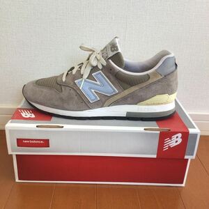 【中古 美品】New Balance ニューバランス スニーカー M996 8.5inch 26.5cm D グレー