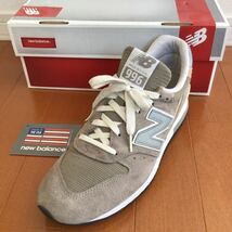 【中古 美品】New Balance ニューバランス スニーカー M996 8.5inch 26.5cm D グレー_画像6