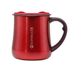 再値下♪新品箱入【KEVNHAUN】定価2200円ステンレスマグカップ赤330mlデンマーク発祥のスタイリッシュなデザインのキッチンアイテム