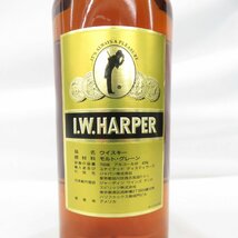 【未開栓】I.W. HARPER IWハーパー ゴールドメダル ウイスキー 750ml 43% 816111639 1003_画像9